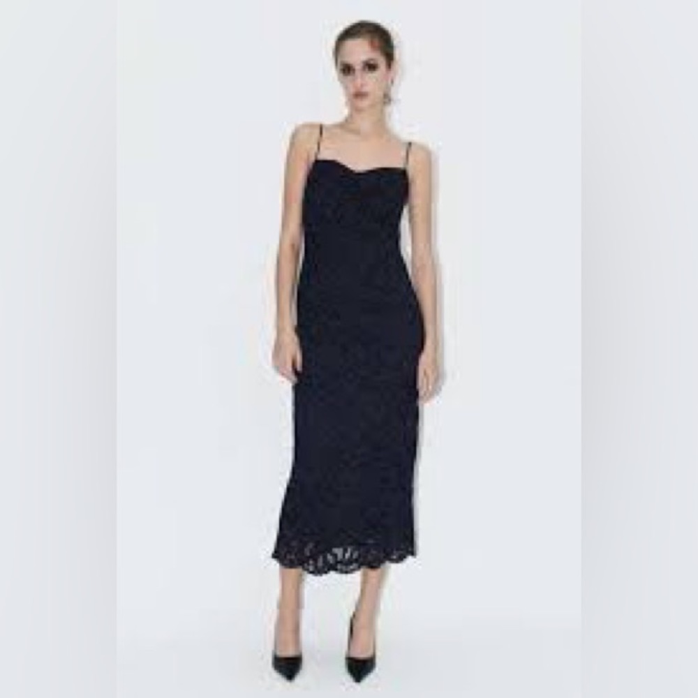 ZARA LACE TUBE DRESS ZW COLLECTION.  New with tag.  Size M.